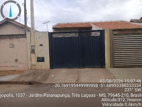 Casa, Jardim Paranapunga em Três Lagoas, MS