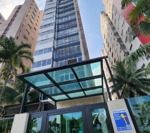 Fração ideal de 6,25% - apartamento com área privativa de 97,00 m² - edifício jandaia, gonzaga, santos/sp